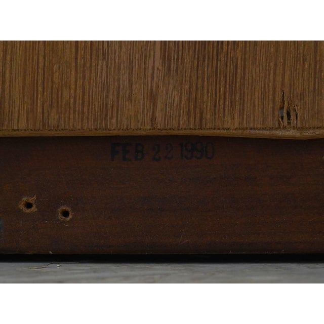 Glass Stickley Cherry Rectangular Dresser Mirror For Sale - Image 7 of 8