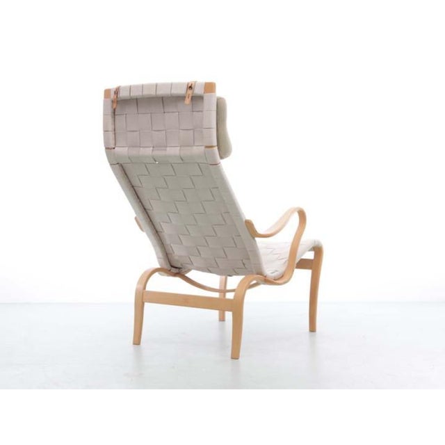 1940s Set of Mid-Century Modern Scandinavian Miranda Lounge Chairs attributed to Bruno Mathsson, 1940s For Sale - Image 5 of 18