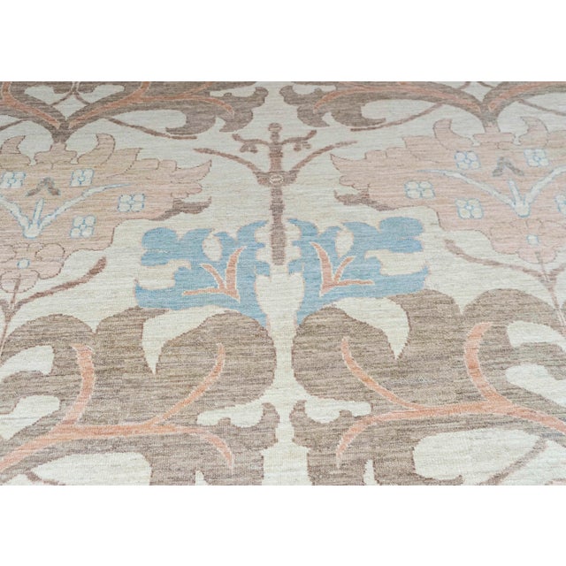 Turkish Oushak Antique Look Rug 12'2" x 15'8" #20364 For Sale - Image 4 of 8