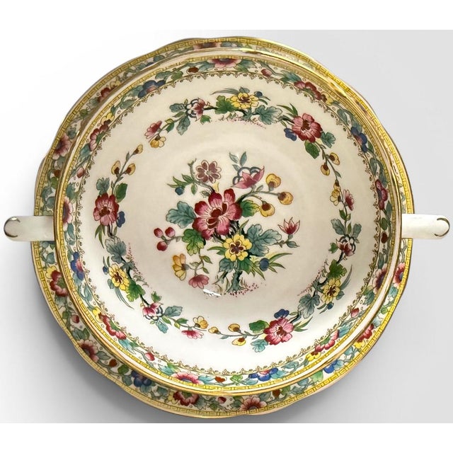 Vintage Coalport Ming Rose Bone China Dinnerware Set - 93 Pieces For Sale - Image 9 of 18