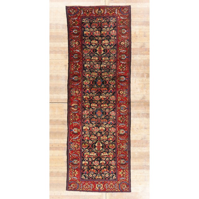 Late 19th Century Persian Bakhtiari Rug, 05'00 X 14'06 For Sale - Image 10 of 10