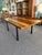 Mid-Century Modern 1970s Mid Century Modern Multi-Wood Dining Table Designed by Milo Baughman for Directional Furniture’s Gallery One Line For Sale - Image 3 of 12