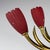 Vintage Italian Red Brass Wall Sconces, 1950s, Set of 2 For Sale - Image 11 of 18