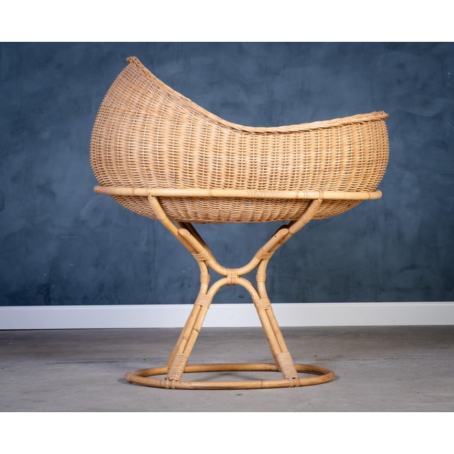 Vintage Baby Cradle by Elin & Jarl Heger, 1960s For Sale - Image 9 of 9