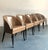 Vintage Italian Georgetti Leather Dining Chairs - Set of 5 For Sale - Image 9 of 12