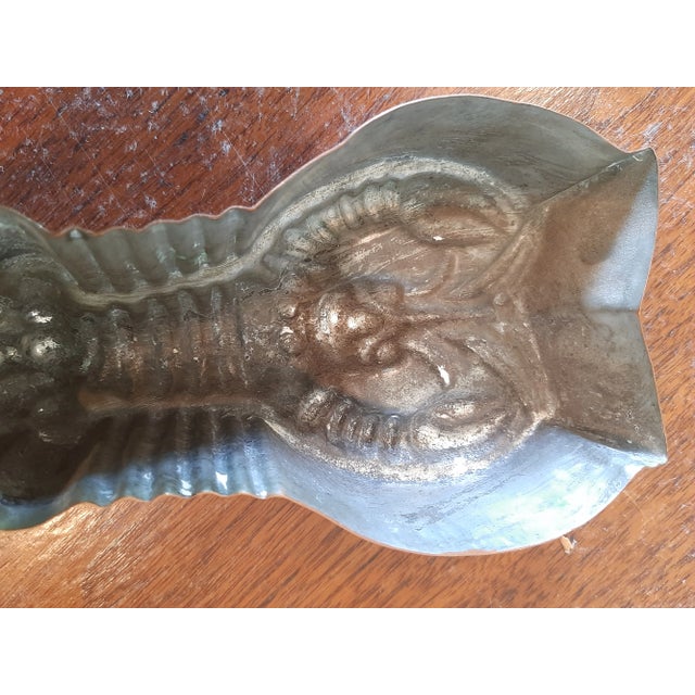 Vintage French Copper Lobster Mold Large Size For Sale - Image 4 of 6