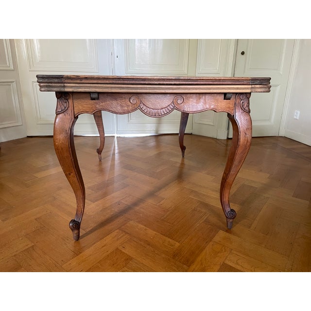 French Louis XV Style Extendable Dining Table, 1900 For Sale - Image 9 of 18