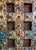 Old Antique Painted Indian Doors For Sale - Image 4 of 8