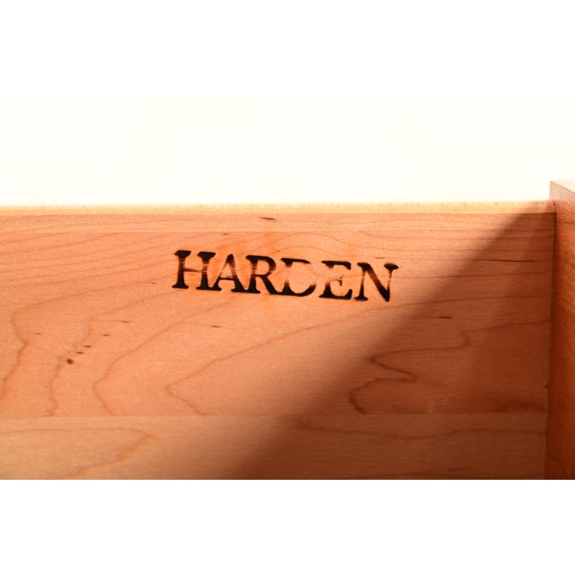 Harden Furniture Arts and Crafts Shaker Solid Cherry Wood Media Cabinet For Sale - Image 10 of 18