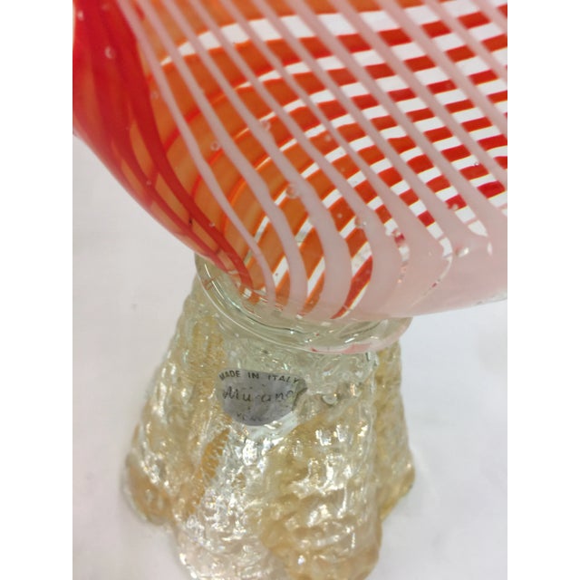 Fantastic Murano fish with original lable. Excellent condition, no chips or cracks. Fish is 8" ddep x 3" wide x 12" tall....