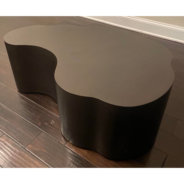 Black Arteriors "Meadow" Organic Iron Coffee Table - Antique Bronze/Black For Sale - Image 8 of 10