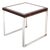 Vintage Cube Table in Chrome and Rosewood, 2000 For Sale