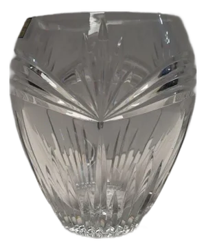 Marquis by Waterford Calais Crystal Vase Hand-Cut Lead Glass Signed & Sticker
