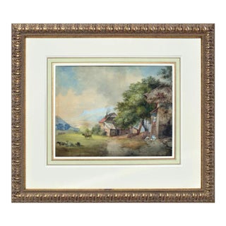 Swiss Farm Scene For Sale