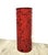 Large Carved Red Cinnabar-Style Lacquer Floor Vase or Umbrella Stand, Beijing Factory For Sale - Image 11 of 17