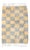 2020s Dusty Lavender and Peach Checker Mini Moroccan Wool Rug - 2x3 Ft For Sale - Image 5 of 5