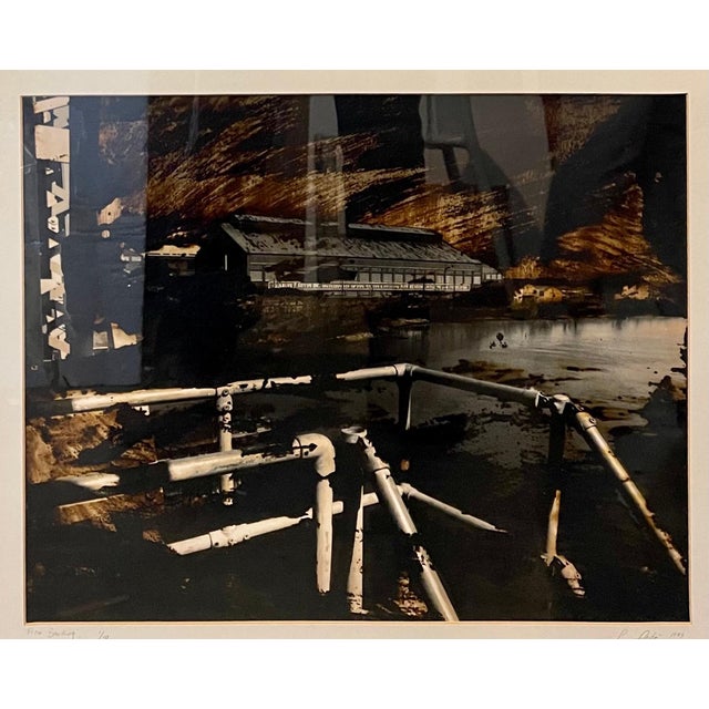 Shuli Sadé, Israeli (b. 1952) Pipe Bending (1995) Hand painted silver gelatin photo print Hand signed in pencil lower...