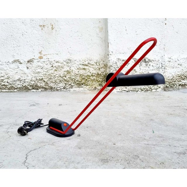 Mid-Century Modern Mid-Century Halogen Table Lamp by Carlo Vietri for Eleusi, Italy, 1980s For Sale - Image 3 of 10