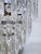 Vintage 1960s Italian Brass Rim Upside Down Layered Chandelier For Sale - Image 4 of 9