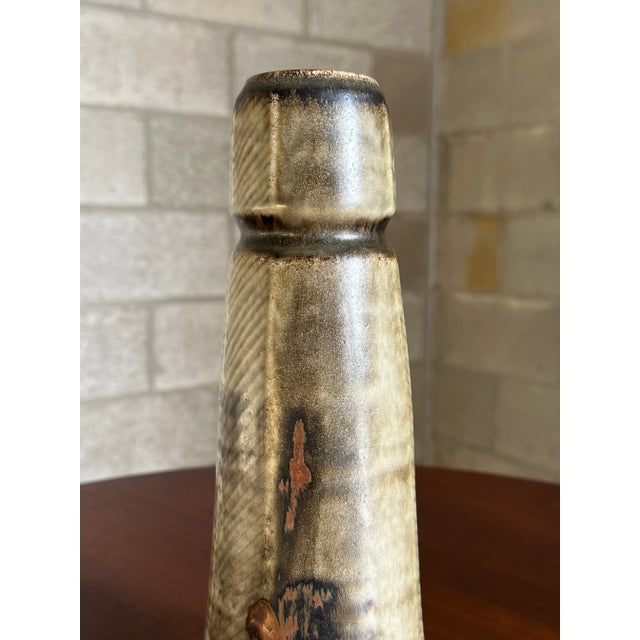 Ceramic 1950's Carl-Harry Stålhane Large Stoneware Vase for Rörstrand For Sale - Image 7 of 12