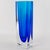 Glass Flavio Poli Sommerso Murano Italian Art Glass Vase For Sale - Image 7 of 9