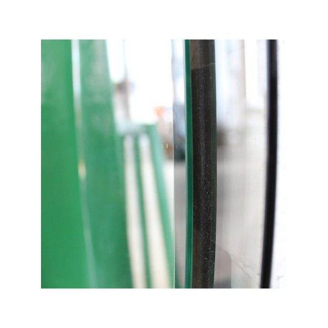 1970s Oval Glass Mirror, 1980s For Sale - Image 5 of 8