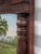 Coffee Antique Early 19th Century Federal Style Reverse Painted Trumeau Mirror For Sale - Image 8 of 12
