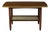 Scandinavian Modern Coffee Table with Rattan Shelf, 1960s For Sale