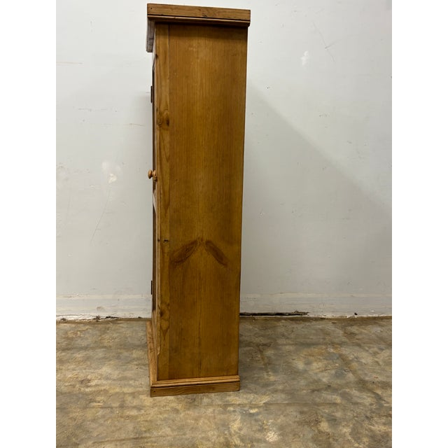 19th Century 19th Century English Pine Wall Cupboard For Sale - Image 5 of 8