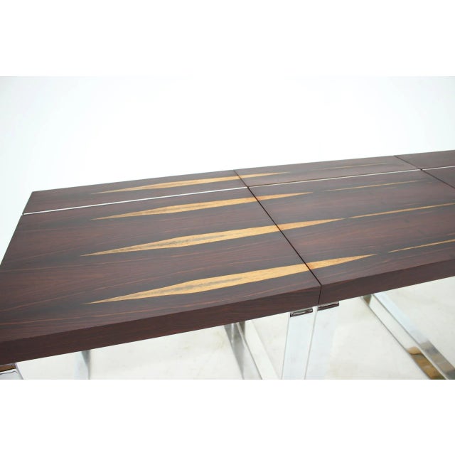 Wood Vintage Rosewood Dining Table by Ladislav Vrátník, 1970s For Sale - Image 7 of 13