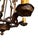 Early 20th Century Spanish Revival Gargoyle Chandelier in Bronze Original Patina For Sale - Image 9 of 12