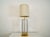 Fredrick Ramond 1980’s Hollywood Regency Etched Glass, Brass, & Lucite Table Lamp by Fredrick Ramond For Sale - Image 4 of 12
