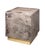 2020s Cube Side Table, Warm Grey Vellum For Sale - Image 5 of 5