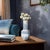 Glacier Bay Layered Cylindrical Glass Bottle- Short For Sale - Image 9 of 10