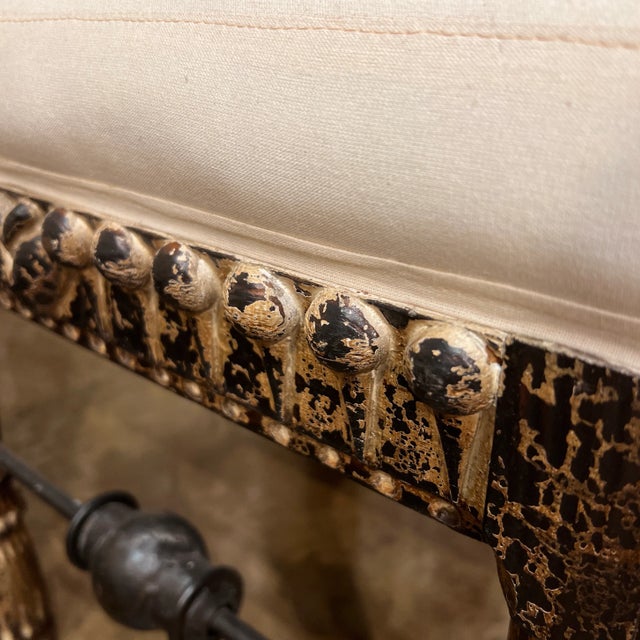 1990s 1990s Vintage Hand-Carved Spanish Colonial Style Chair For Sale - Image 5 of 13