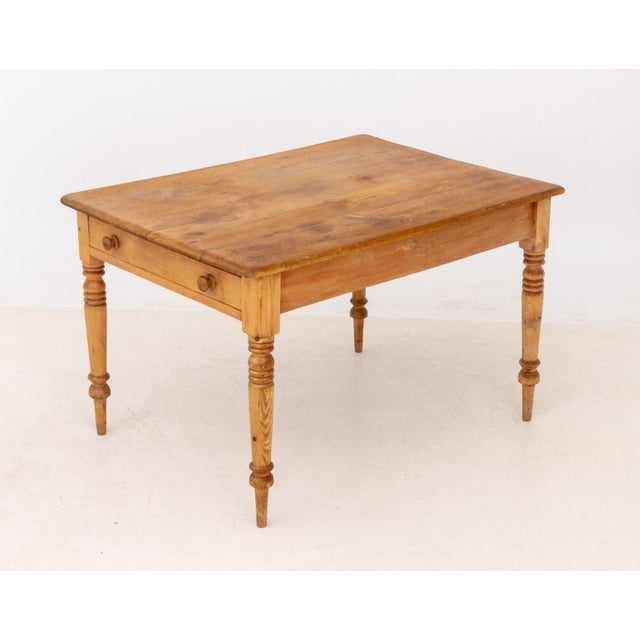 American Pine Work Table For Sale - Image 4 of 8