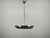 Vintage Bauhaus UFO Chrome and Glass Pendant Light, Czechoslovakia, 1930s For Sale - Image 11 of 12