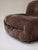 Brown Set of Soriana Chair and Ottoman from Cassina, 1970s For Sale - Image 8 of 17