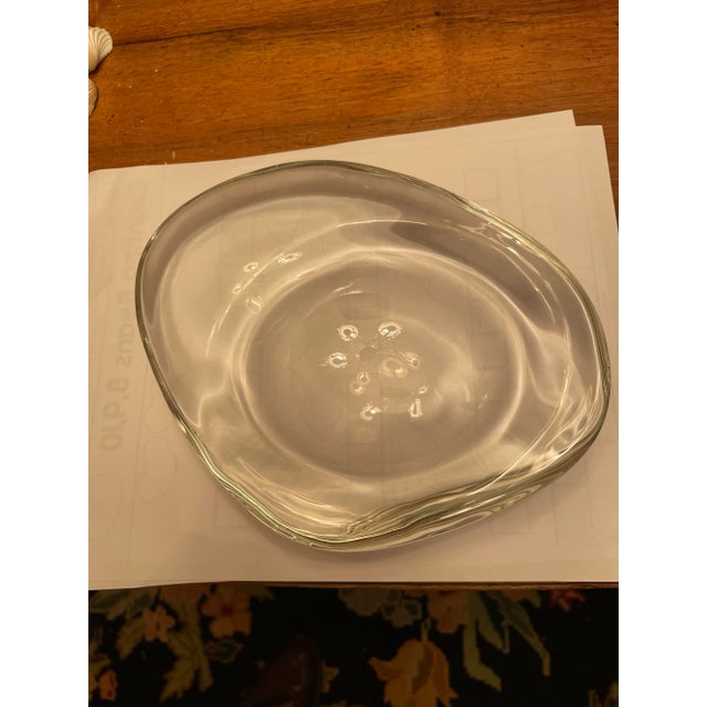 2010s Tizo Art Glass Crystal Tabletop Bowl For Sale - Image 5 of 6