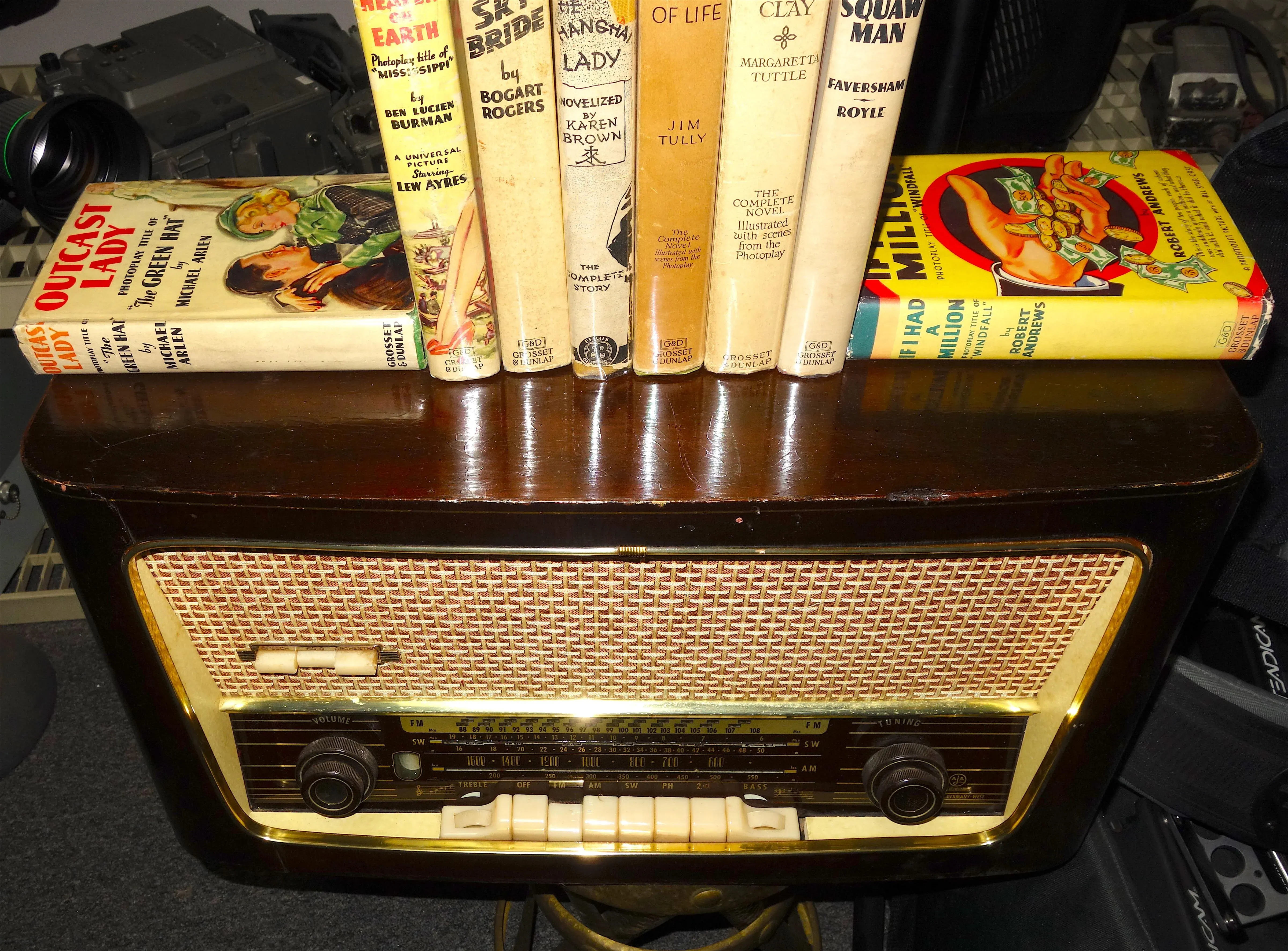 Large Aja German Radio Console Circa 1950s | Chairish