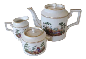 Richard Ginori Fiesole Impero Firenze Tea Set