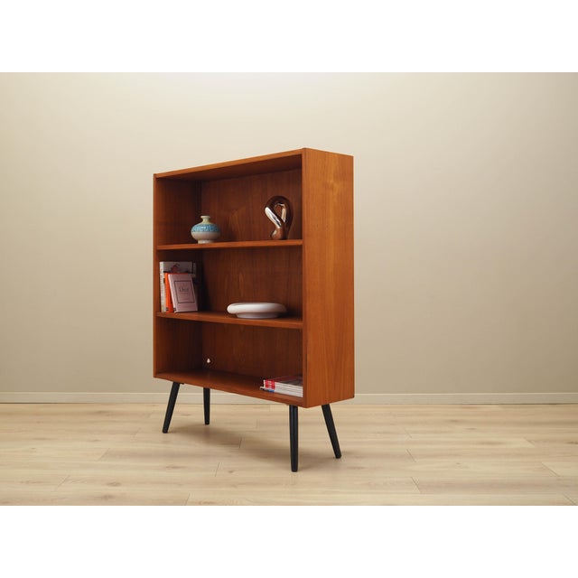 Danish Teak Bookcase, 1970s For Sale - Image 3 of 14