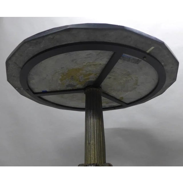 Mid 19th Century Antique Bronze Grand Tour Pietra Dura Center Table For Sale - Image 5 of 10