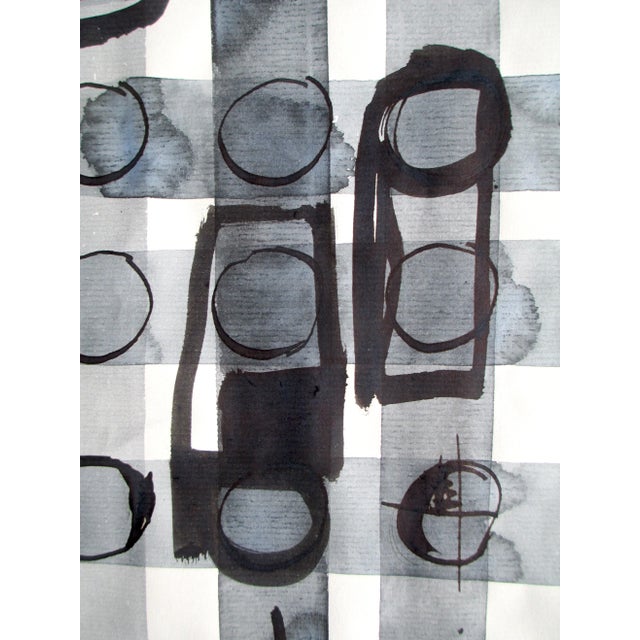 Contemporary Wayne Summers "Psephomancy" . Ink On 19th Century Paper 2019 For Sale - Image 3 of 4