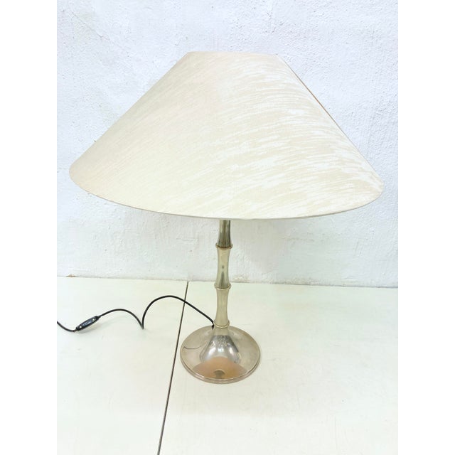 Metal Bamboo Table Lamp by Ingo Maurer M Design, 1970s For Sale - Image 7 of 13