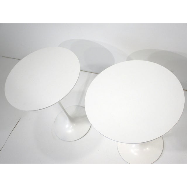 Vintage Eero Saarinen Tulip Side Tables for Knoll For Sale In Cincinnati - Image 6 of 7