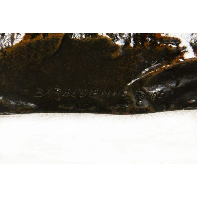 Bronze Sculpture "Panther of Tunisia" After Antoine-Louis Barye, Barbedienne C. 1880 For Sale - Image 10 of 17