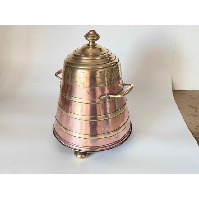 Gold Large Vintage Champagne Bucket For Sale - Image 8 of 10