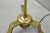 Antique Spanish Renaissance Gothic Green Iron & Brass Tripod Pole Floor Lamp For Sale - Image 11 of 14