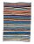Textile Mid 20th Century Colorful Striped Vintage Kilim Rug For Sale - Image 7 of 7